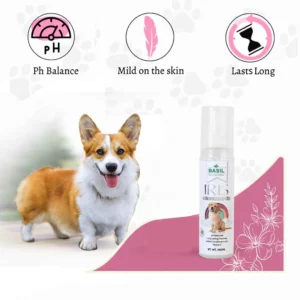 BASIL Dog Cologne Spray – IRIS & AMOUR Variants, 100ml, Long-Lasting Pet Perfume with Conditioning Formula for Fresh & Odour-Free Coat