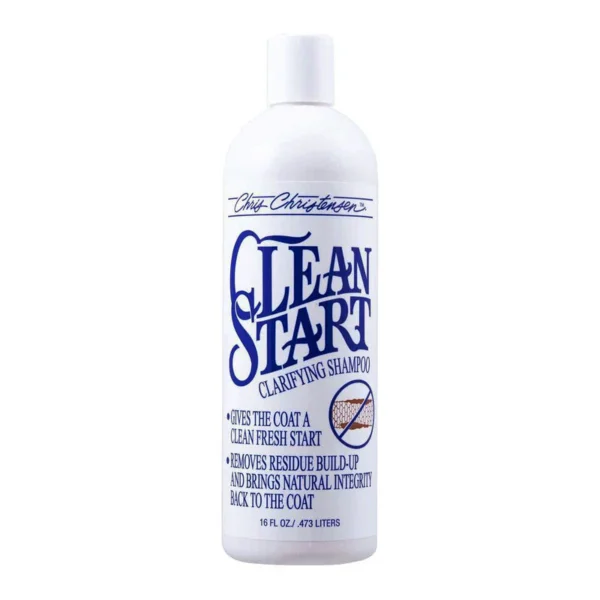 Chris Christensen Clean Start Clarifying Dog Shampoo – Deep Cleansing, Residue Removal & Coat Reset for Optimal Grooming