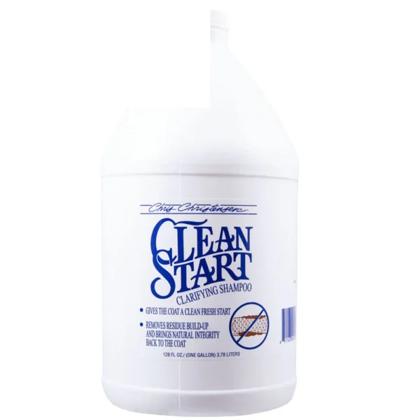 Chris Christensen Clean Start Clarifying Dog Shampoo – Deep Cleansing, Residue Removal & Coat Reset for Optimal Grooming