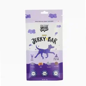 Homiee & Ginger Fish Jerky Bar for Dogs – Air-Dried High Protein Treat 45g