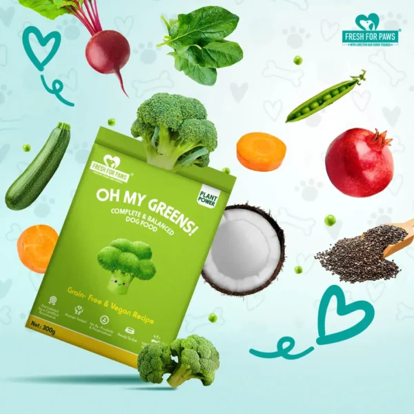 Fresh For Paws Oh My Greens Dog Food – Fresh Veg Meal