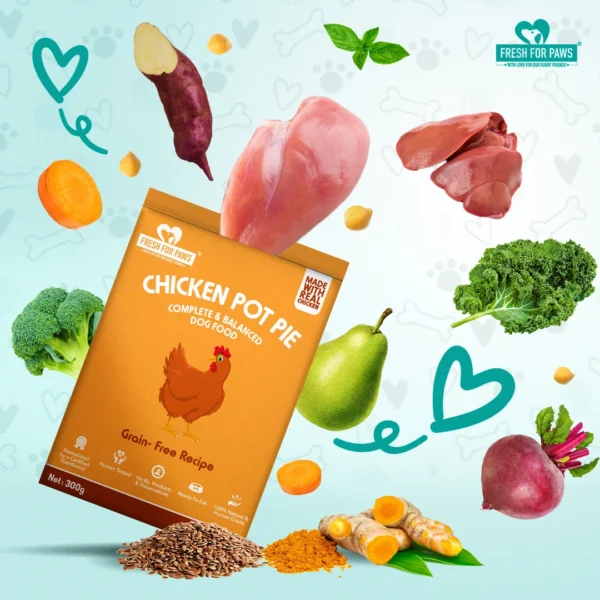 Fresh For Paws Chicken Pot Pie Dog Food – Fresh Chicken Meal