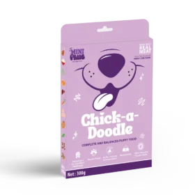 Mini Paws Chick-a-Doodle Puppy Food – Fresh Chicken Meal