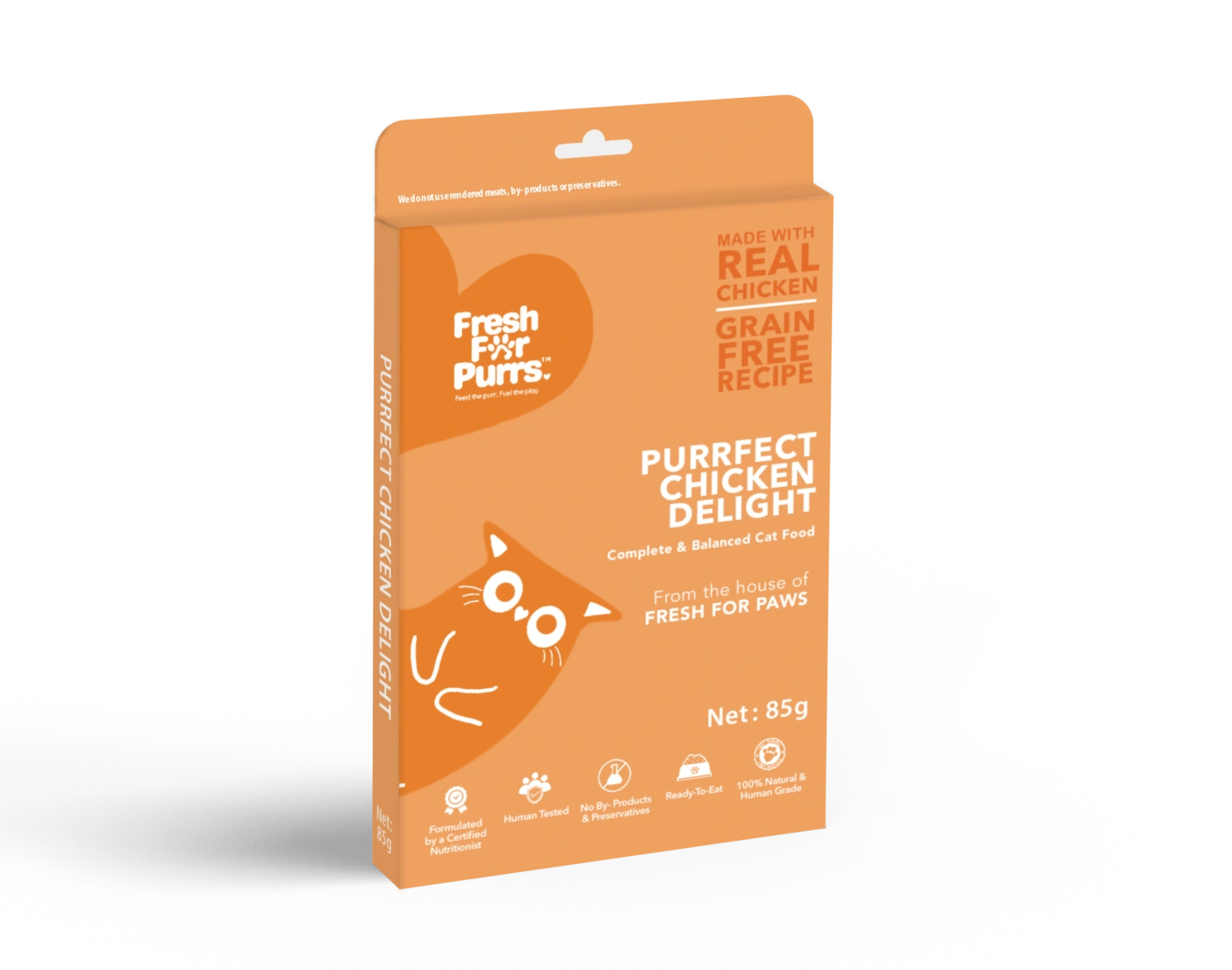 Fresh For Purrs Purrfect Chicken Delight Cat Wet Food – Fresh Chicken Meal 150g