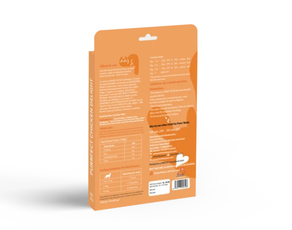 Fresh For Purrs Purrfect Chicken Delight Cat Wet Food – Fresh Chicken Meal 150g