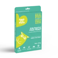 Fresh For Purrs Fin-tastic Fish Feast Cat Wet Food – Fresh Fish Meal 85g
