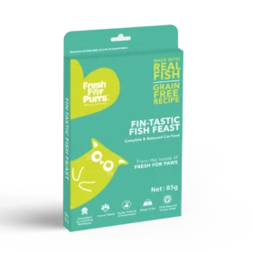 Fresh For Purrs Fin-tastic Fish Feast Cat Wet Food – Fresh Fish Meal 85g
