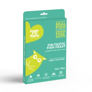 Fresh For Purrs Fin-tastic Fish Feast Cat Wet Food – Fresh Fish Meal 85g