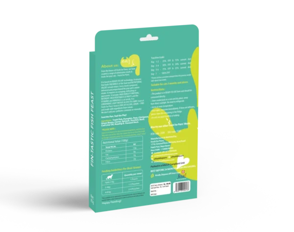 Fresh For Purrs Fin-tastic Fish Feast Cat Wet Food – Fresh Fish Meal 85g