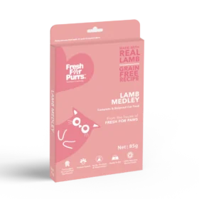 Fresh For Purrs Lamb Medley Cat Wet Food – Fresh Lamb Meal 85g