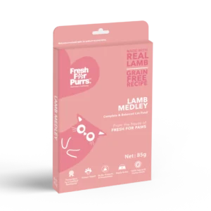Fresh For Purrs Lamb Medley Cat Wet Food – Fresh Lamb Meal 85g