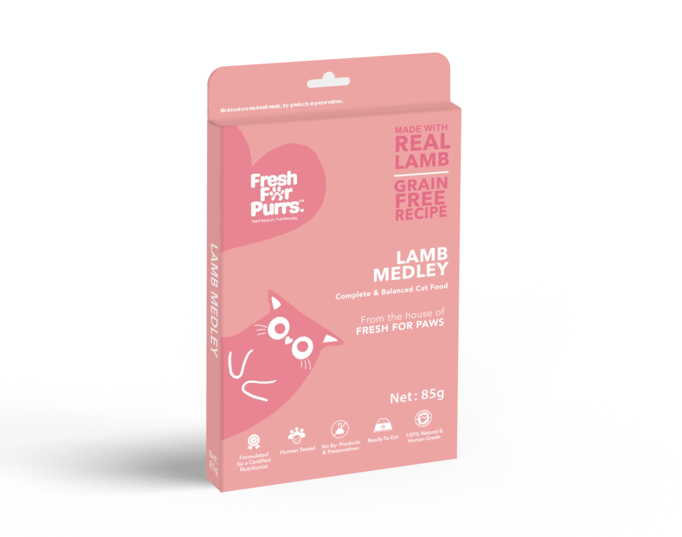 Fresh For Purrs Lamb Medley Cat Wet Food – Fresh Lamb Meal 85g