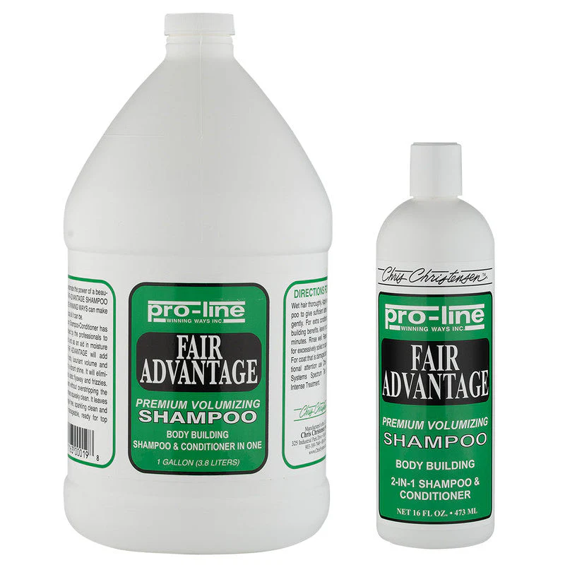 Chris Christensen Pro-Line Fair Advantage Dog Shampoo – Colour Enhancing, Brightening & Tone Correction for Light and Fair Coats