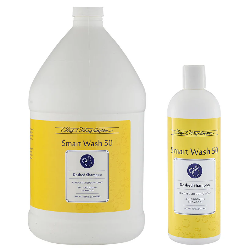 Chris Christensen SmartWash50 De-Shed Dog Shampoo – High Dilution, Shedding Control & Deep Cleansing for Undercoat Management