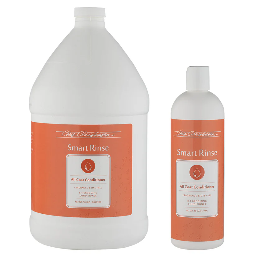 Chris Christensen Smart Rinse Dog Conditioner – All Coat Types, Deep Dilution Formula & Lightweight Conditioning for Efficient Grooming