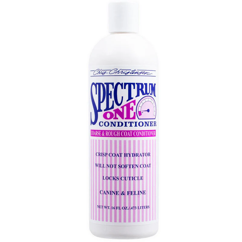 Chris Christensen Spectrum One Dog Conditioner – Coarse & Rough Coat Care, Texture Preservation & Lightweight Conditioning for Wire Coats
