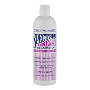 Chris Christensen Spectrum One Dog Shampoo – Coarse & Rough Coat Care, Texture Control & Gentle Cleansing for Wire and Harsh Coats