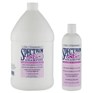 Chris Christensen Spectrum One Dog Shampoo – Coarse & Rough Coat Care, Texture Control & Gentle Cleansing for Wire and Harsh Coats