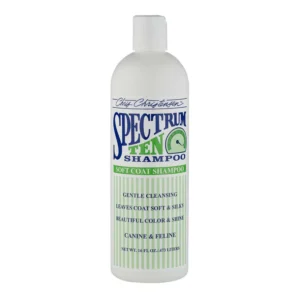 Chris Christensen Spectrum Ten Dog Shampoo – Soft Coat Care, Gentle Cleansing & Texture Enhancement for Silky and Smooth Coats