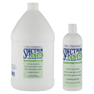 Chris Christensen Spectrum Ten Dog Shampoo – Soft Coat Care, Gentle Cleansing & Texture Enhancement for Silky and Smooth Coats
