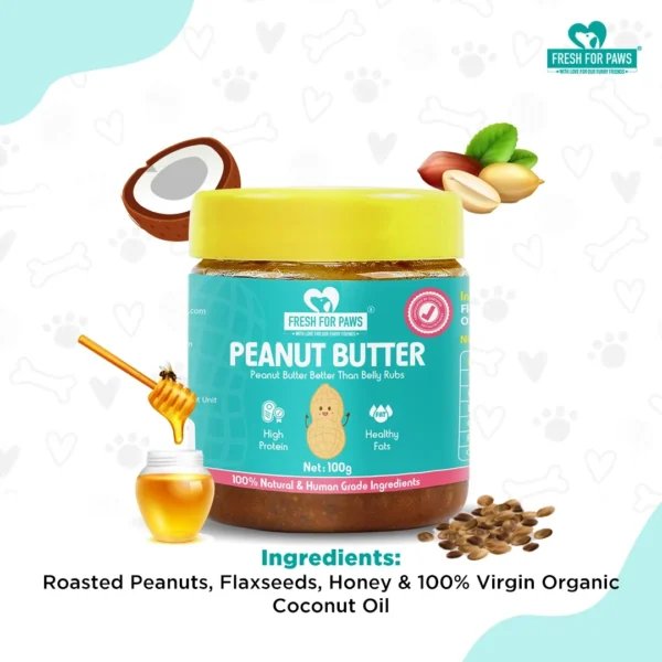 Fresh For Paws Peanut Butter for Dogs – Natural Spread & Treat