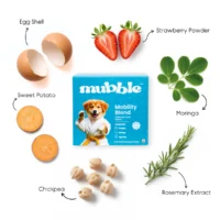Mubble Mobility Blend for Dogs – Joint Support Nutrition Topper, Mobility & Flexibility Care for Active and Aging Dogs