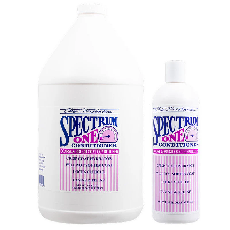 Chris Christensen Spectrum One Dog Conditioner – Coarse & Rough Coat Care, Texture Preservation & Lightweight Conditioning for Wire Coats
