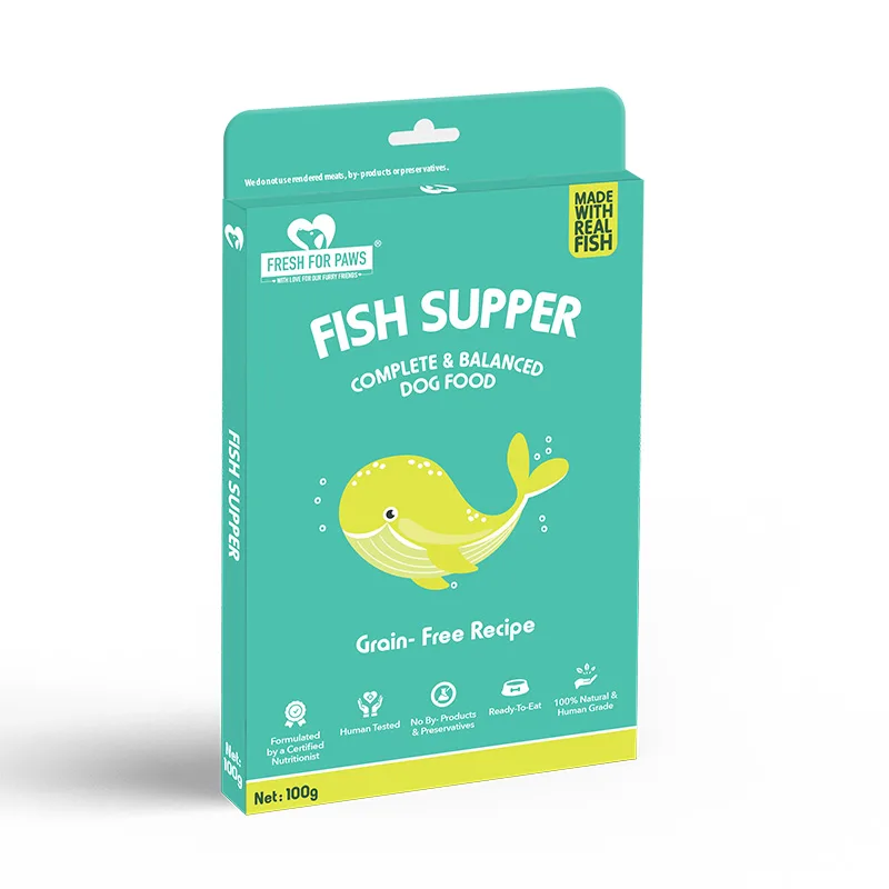Fresh For Paws Fish Supper Dog & Cat Food – Fresh Tilapia Meal 100g