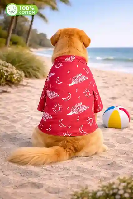 15 Furries Red Universe Cotton Dog Shirt