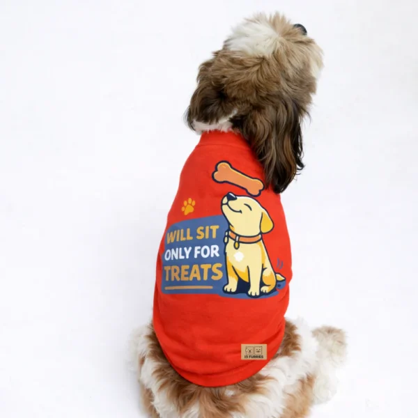 15 Furries Only Treats Tee for Dogs