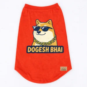 15 Furries Dogesh Bhai Tee for Dogs