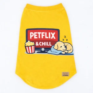15 Furries Petflix and Chill Tee for Dogs