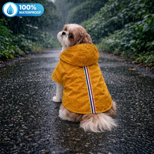 15 Furries Urban Yellow Dog Raincoat – 100% Waterproof 15 Furries Urban Yellow Dog Raincoat – 100% Waterproof