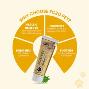 Eczo Pet Cream for Dogs & Cats – Skin Infection Relief 60gm - Image 7