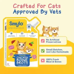 Smylo Chicken Bone Broth for Dogs & Cats 100ml