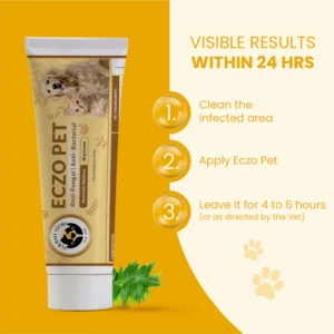 Eczo Pet Cream for Dogs & Cats – Skin Infection Relief 60gm - Image 5