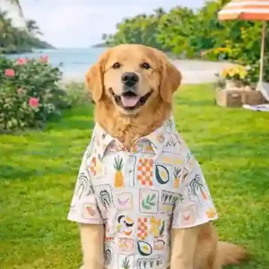 15 Furries Fruits Tropical Cotton Dog Shirt