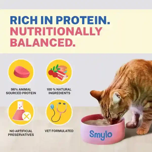 Smylo Munchin’ Mackerel with Kanikama & Cranberry Adult Cat Wet Food