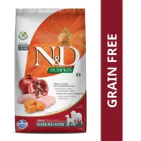 Farmina N&D Pumpkin Chicken & Pomegranate Grain Free Medium & Maxi Adult Dog Food 2.5kg
