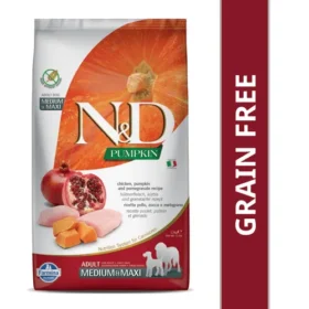 Farmina N&D Pumpkin Chicken & Pomegranate Grain Free Medium & Maxi Adult Dog Food 2.5kg