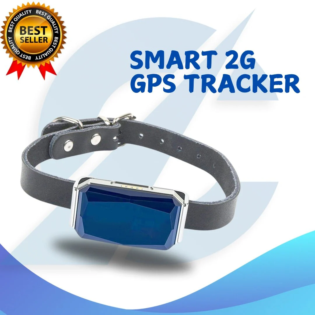 Captain India Blue Collar GPS Pet Tracker for Dogs & Cats