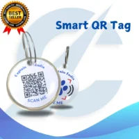 Captain India Pet Smart QR Tag for Dogs & Cats – PVC ID Tag