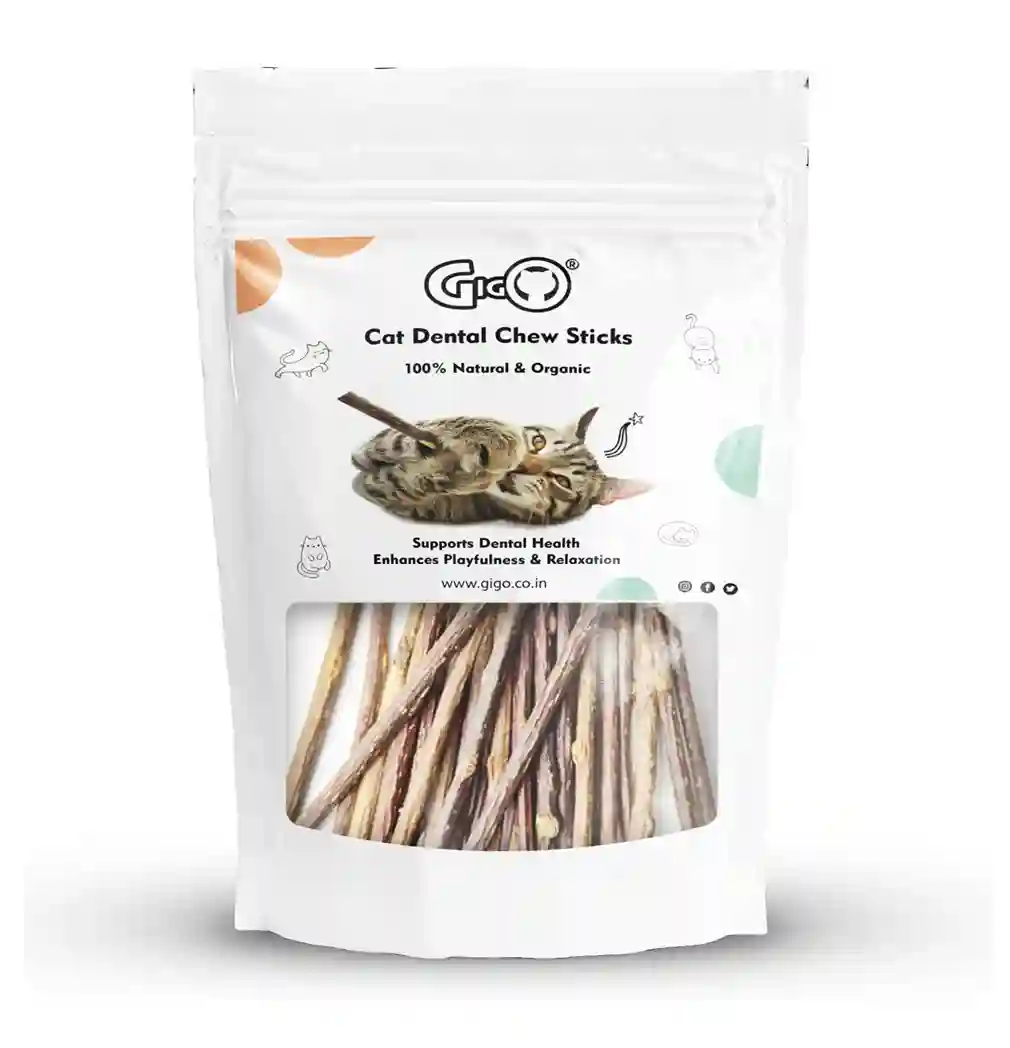 Gigo Cat Dental Chew Sticks with Natural Nepeta Cataria 6pcs