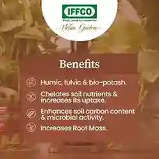 IFFCO Urban Gardens Humic Secret – Humic + Fulvic Acid (Water Soluble Liquid)