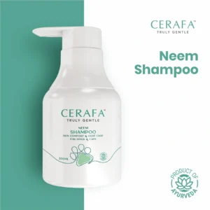 Cerafa Neem Shampoo for Dogs & Cats – Natural Cleansing & Skin Care Shampoo