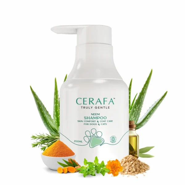 Cerafa Neem Shampoo for Dogs & Cats