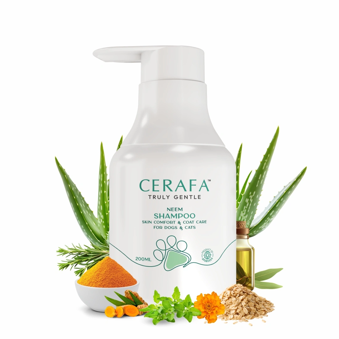 Cerafa Neem Shampoo for Dogs & Cats