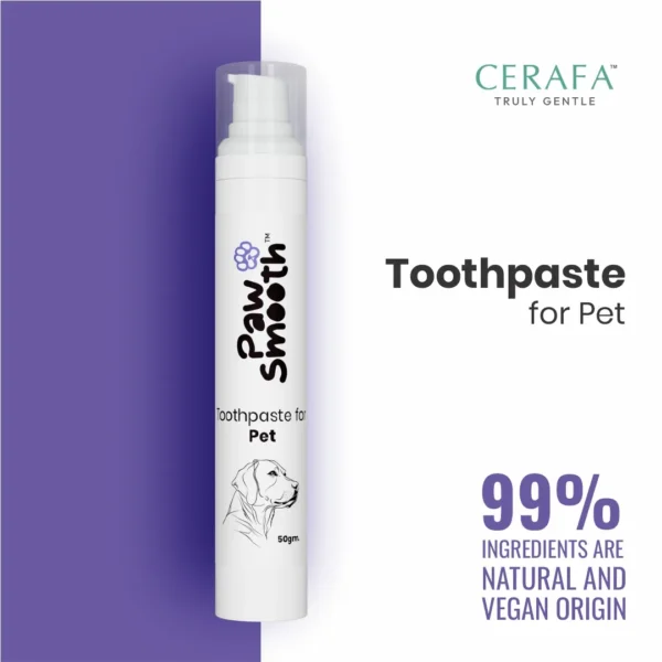 Cerafa Paw Smooth Pet Toothpaste for Dogs & Cats 50g
