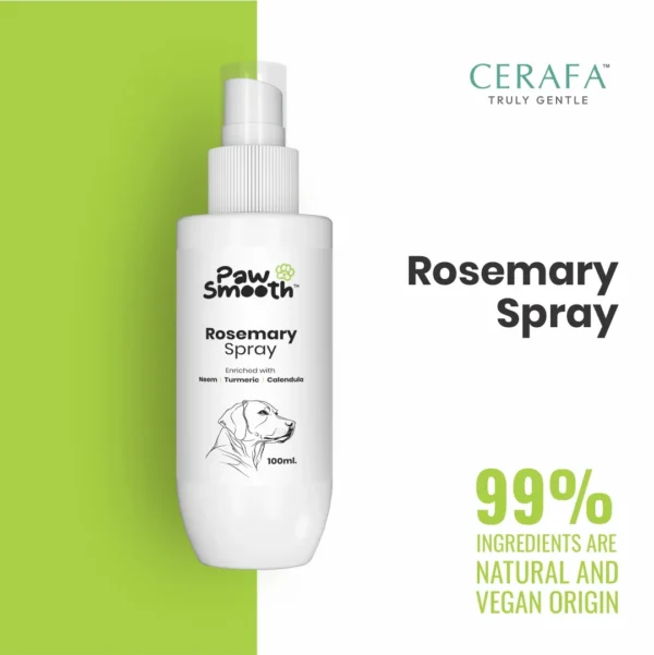 Cerafa Paw Smooth Rosemary Spray for Dogs & Cats 100ml
