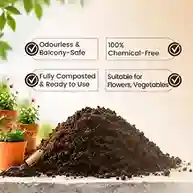 IFFCO Urban Gardens Cow Dung Manure (Organic Fertilizer) – 5kg
